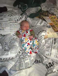 Henry in sheets